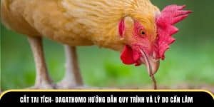 cắt tai tích đá gà thomo